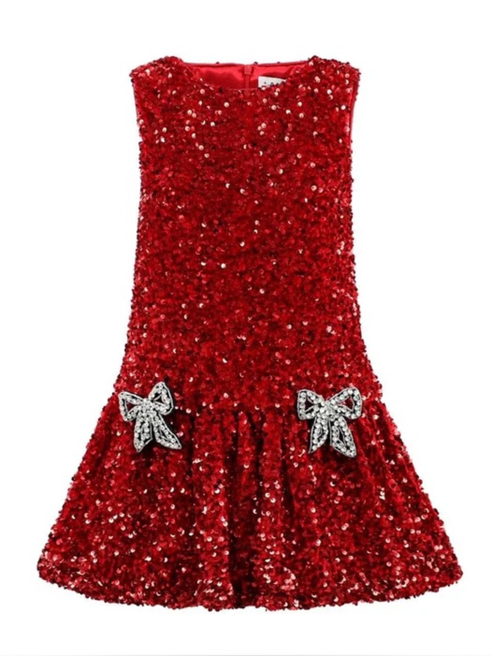Lola + The Boys Ruby Bow Dress